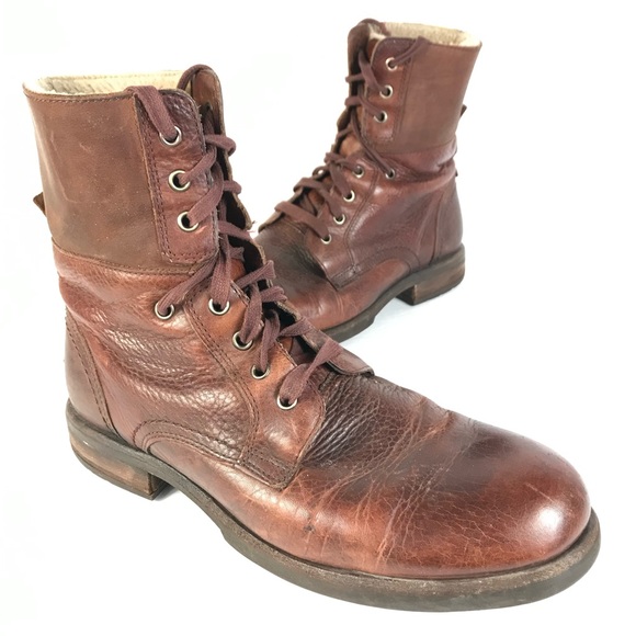 UGG Other - ugg australia larus mens leather lace up shearling boots